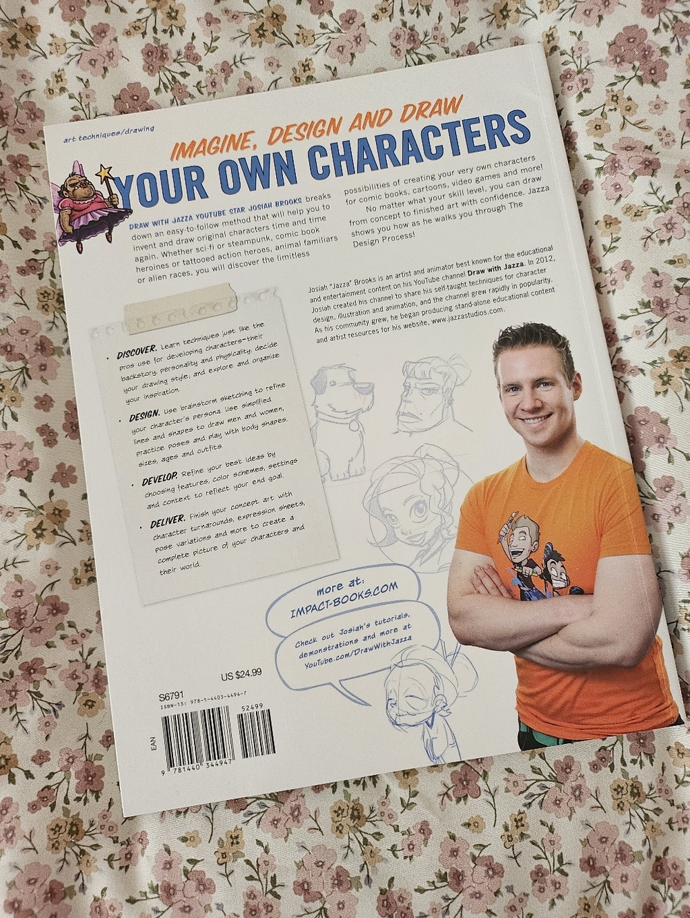Draw With Jazza Creating Characters Book - Picture 2 of 4